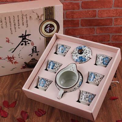 一壶七杯，传递心意 陶瓷功夫茶具礼盒，让每一次送礼都恰到好处